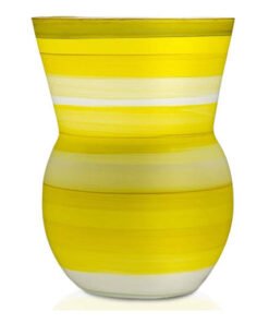Angela Neue Wiener Werkstätte Vase Marta Lemon Sherbet