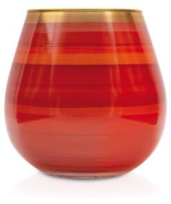 Angela Neue Wiener Werkstätte Vase Vesuvio Tomato