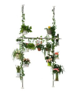 BAOYOUNI doppeltes Teleskop-Blumenregal